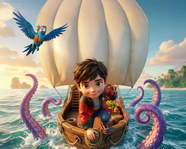 The Boy and the Missing Pirate Ship